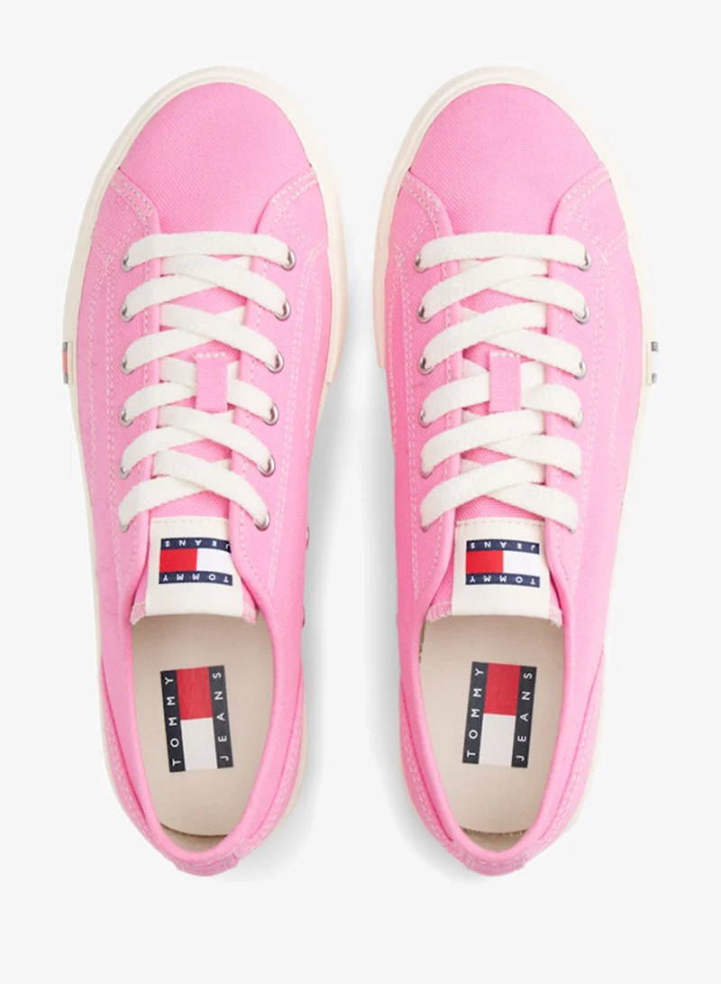 TOMMY JEANS  Archive Flag Stripe Canvas Trainers for Women | Best Price UAE